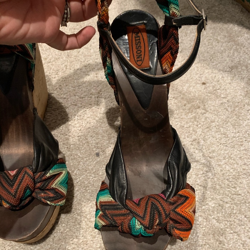 Missoni platform wedges - Picture 3 of 5